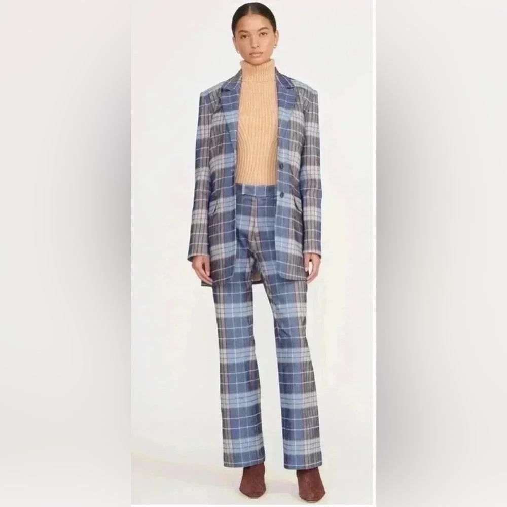 STAUD Piroutte Pant in French Mega Plaid